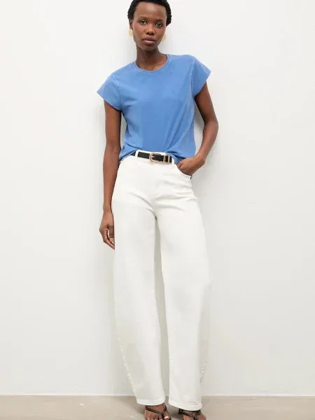 Kratka majica Answear.LAB modra