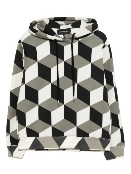 Hanorac cu glugă Cynthia Rowley verde