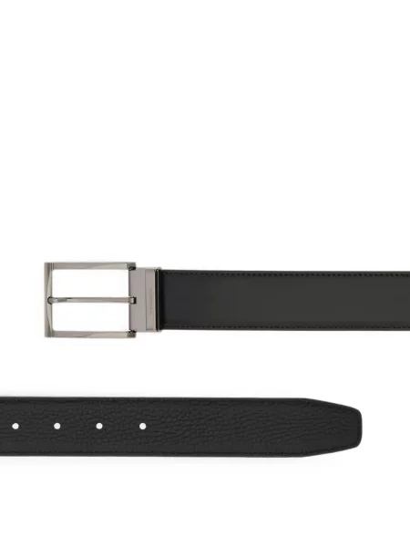 Cu centură reversibil curea Ferragamo negru