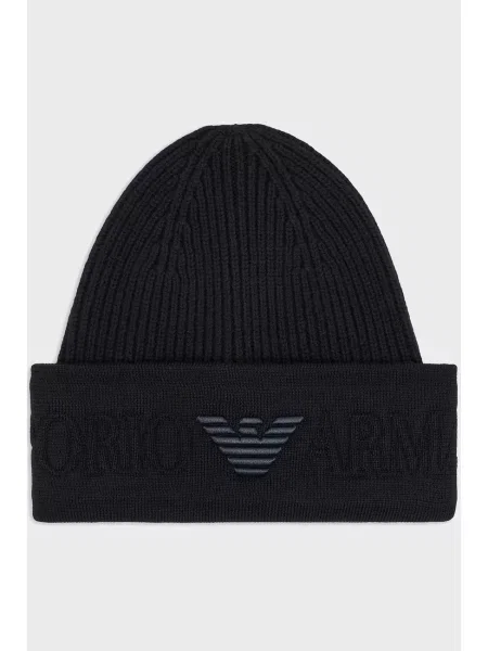 Шапка Emporio Armani чорна