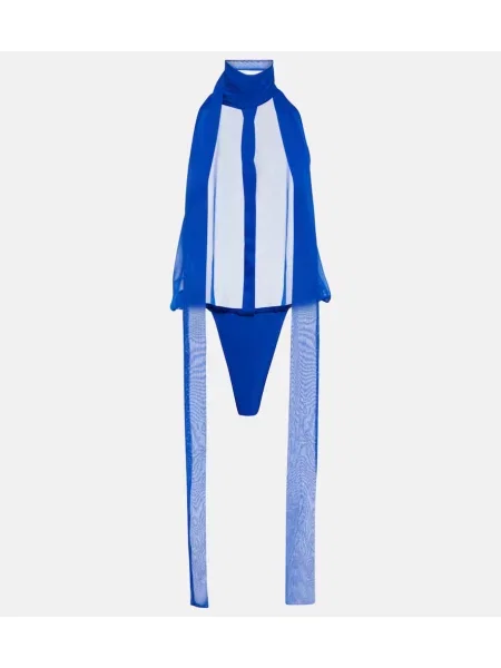 Top Laquan Smith niebieski