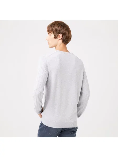 Lacoste Sweter Lacoste szary