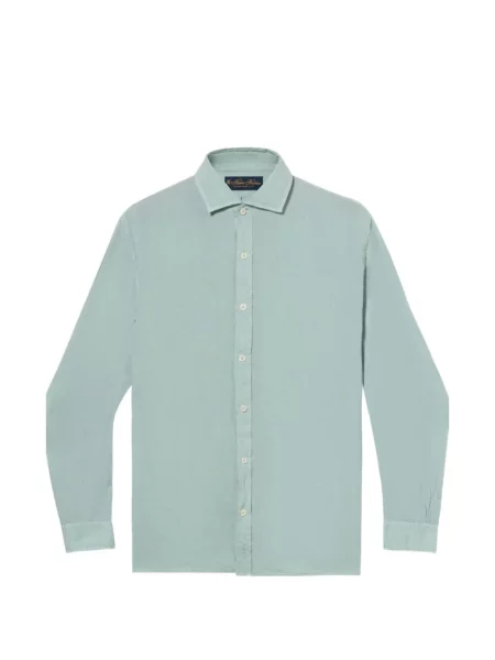 Gulerat cămașă Brooks Brothers de in verde