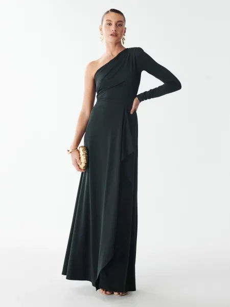 Sável Rochie Tina închis verde