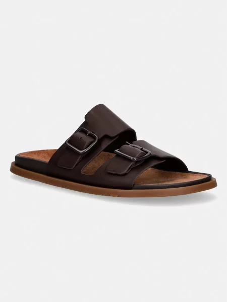 Camper natikači usnjeni Lluc Sandal rjava