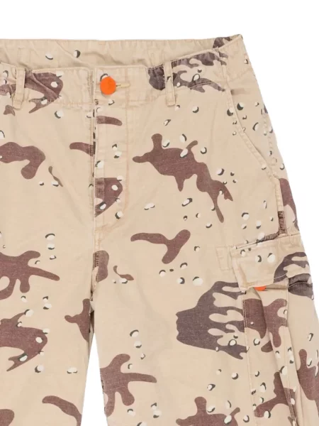 Pantaloni scurți cargo Hellstar cu imagine cu model camuflaj