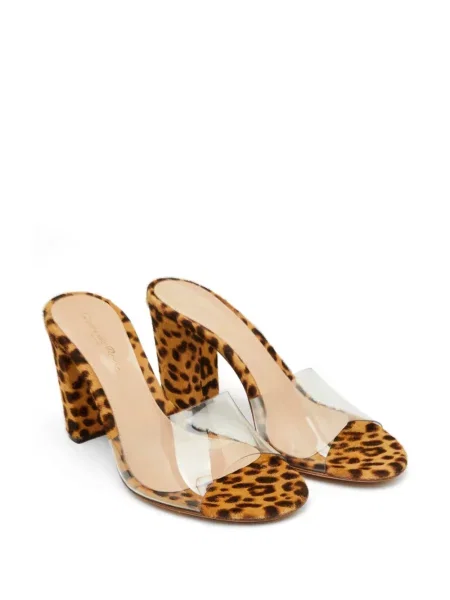 Sandale Gianvito Rossi cu imagine cu model leopard