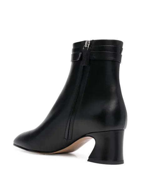 Δερμάτινα μποτάκια αστραγάλου Ferragamo μαύρο