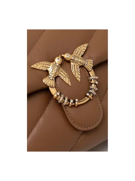 Crossbody kabelka Pinko hnedá
