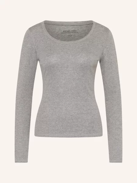 Opus Tričko S Dlouhým Rukávem Sorana šedá