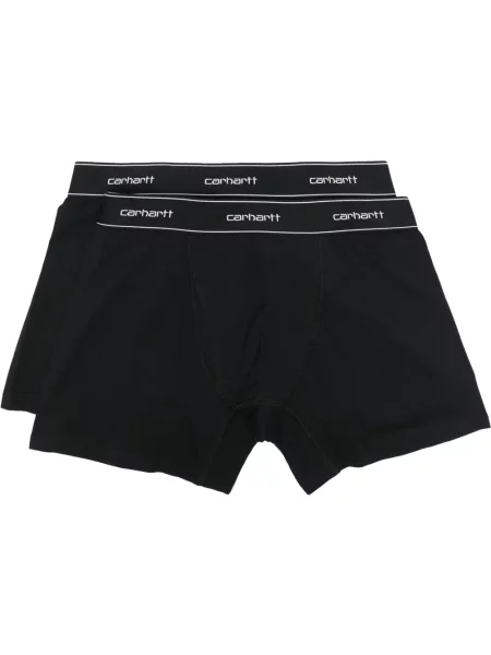 Bokserice Carhartt Wip s printom crna