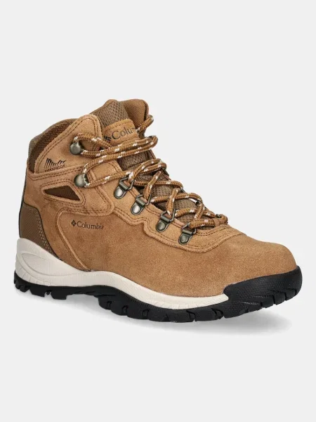 Обувки Columbia Newton Ridge Plus Waterproof кафяво