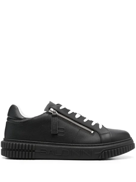 Sneakerși Baldinini din piele negru