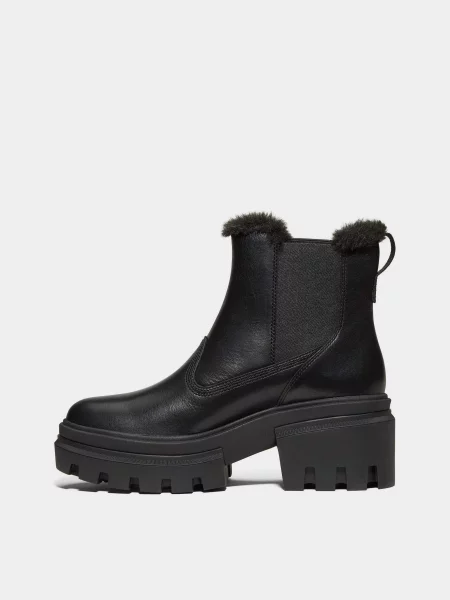 Timberland Челсі Штучне хутро чорний