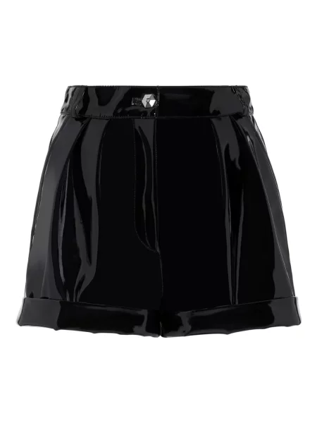 Szorty Philipp Plein z ćwiekami czarne