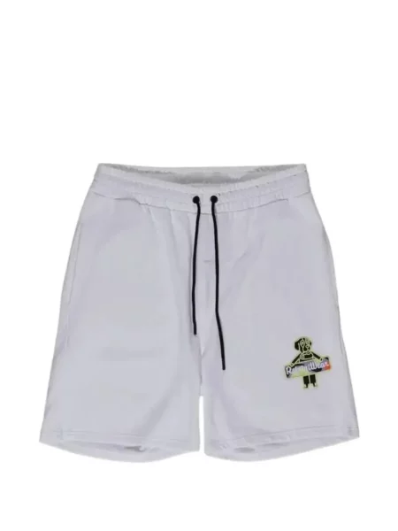 Pantaloni scurți Refrigiwear cu imagine cu cordon alb