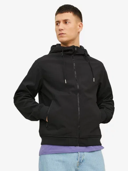 Jack & Jones Prechodná bunda čierna