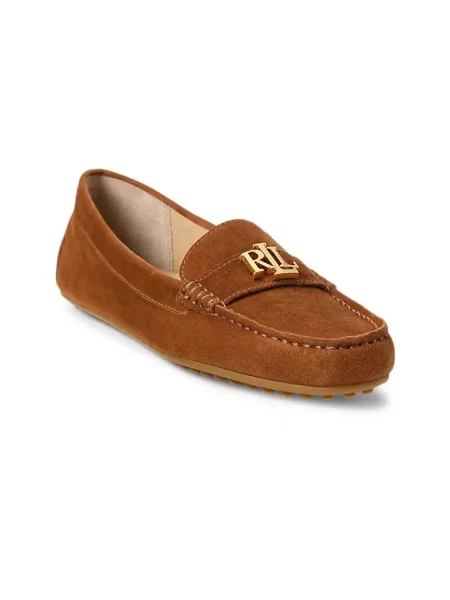 Mokasyny LAUREN RALPH LAUREN brązowe