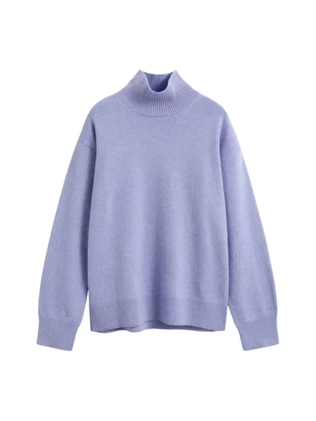 Sweter Gant wełniany fioletowy