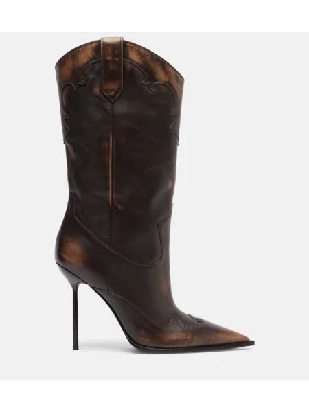Botine Paris Texas din piele negru