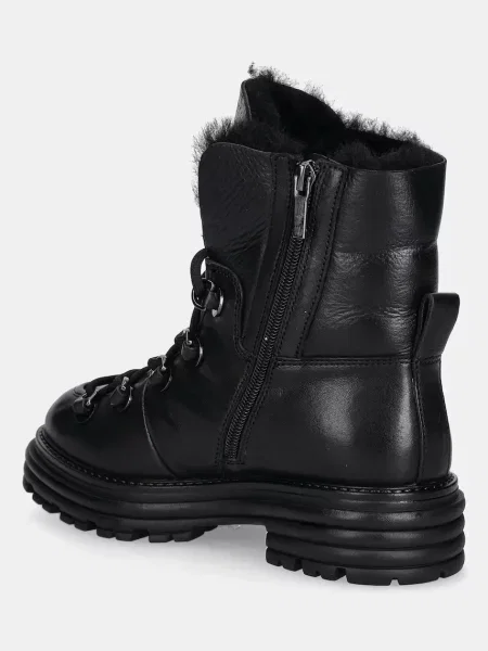 Кожаные сапоги Answear.lab черные