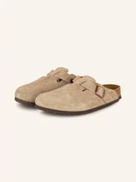Klapki mules Birkenstock beżowe