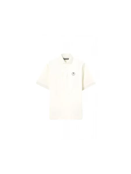 Koszulka polo Palm Angels beżowa