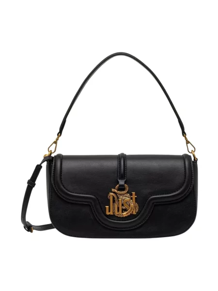 Just Cavalli torebka crossbody z imitacji skóry czarna
