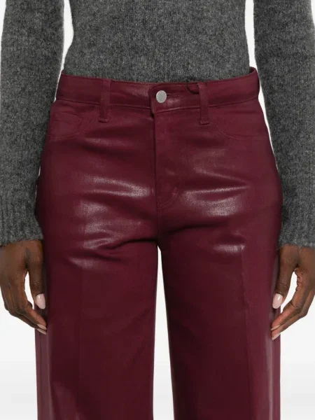 Pantaloni L'agence roșu
