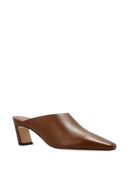 Papuci tip mules Stuart Weitzman maro