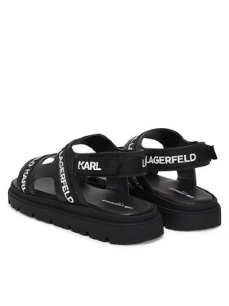 Sandale KARL LAGERFELD S crna