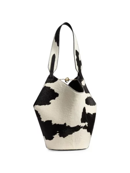 Geantă shopper Khaite alb