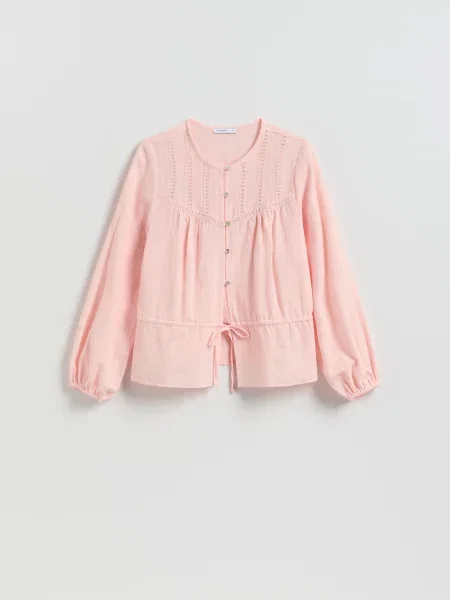 Reserved топ персиковий 