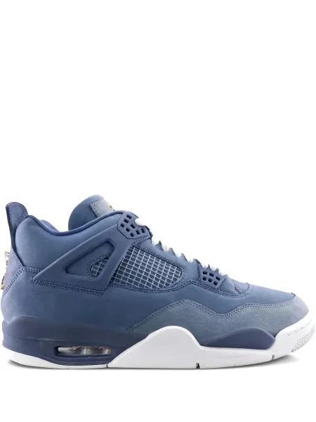 Sneakerși Jordan Air Jordan 4 cu șireturi din dantelă albastru