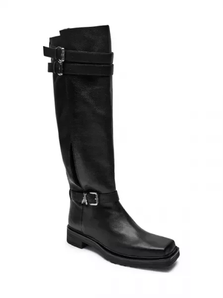 Patrizia Pepe ghete de piele negru