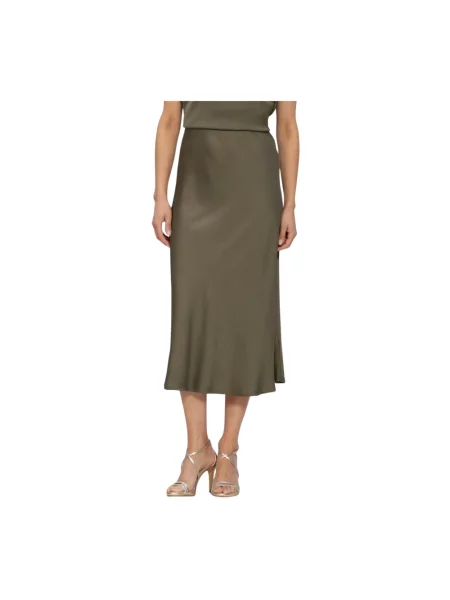 Spódnica midi Drykorn zielona