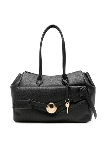 Geantă shopper Love Moschino din piele negru