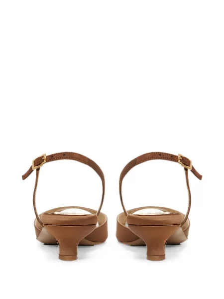 Sandale Ginissima slingback maro