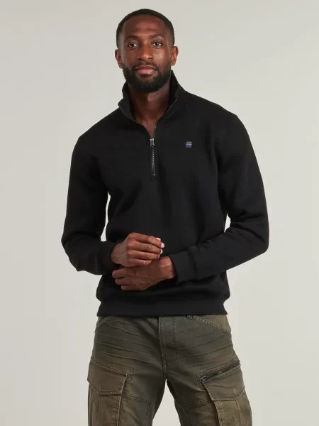 Džemper G-star Raw sa dugačkim rukavima crna