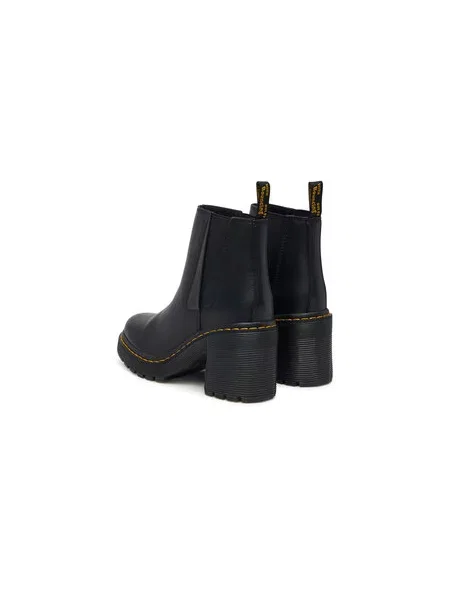 Bokacsizma Dr. Martens Spence Leather Flared Heel fekete