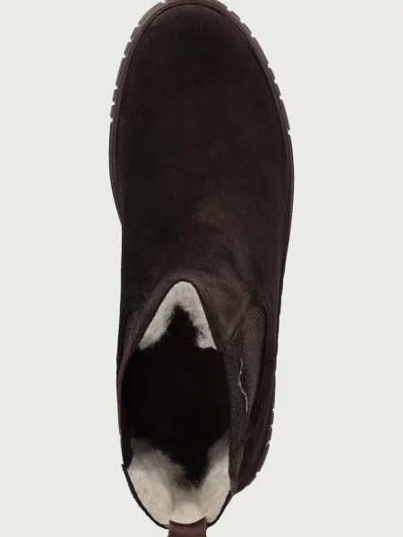 Gant Snowmont боти челси дамски от велур кафяво