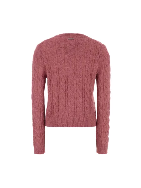 Sweter Michael Kors z alpaki różowy