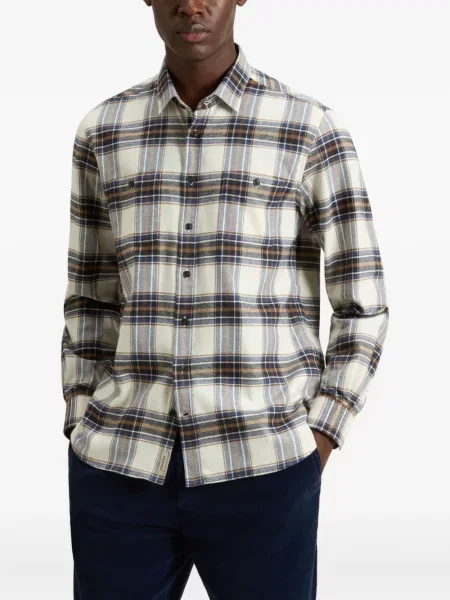 Cămașă Woolrich în carouri de flanelă