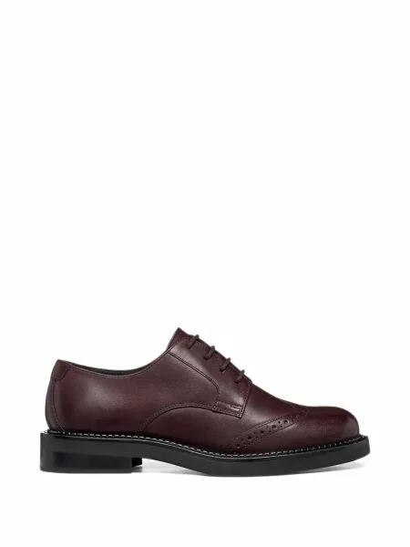 Pantofi derby Geox roșu