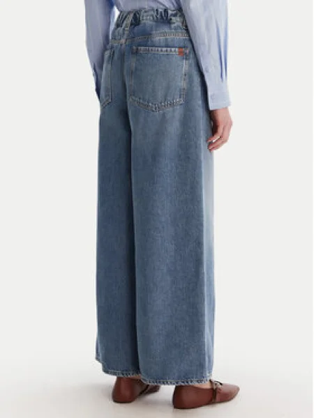 Weekend Max Mara Farmer Abete Wide Leg sötétkék