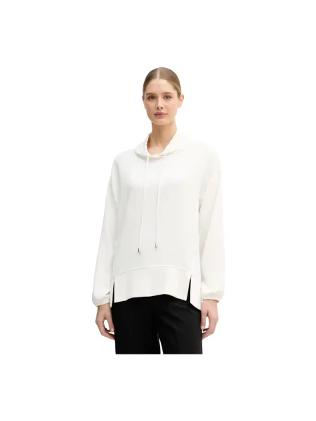 Bluza z kapturem Joseph Ribkoff z kapturem biała