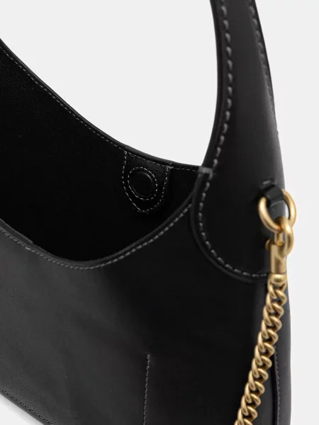 Кожаная сумка Coach черная