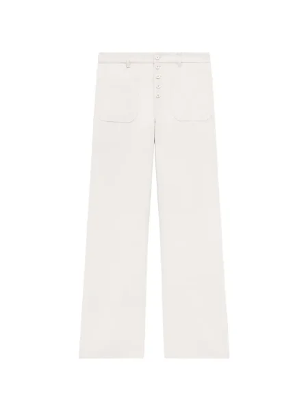 Pantaloni Courreges alb