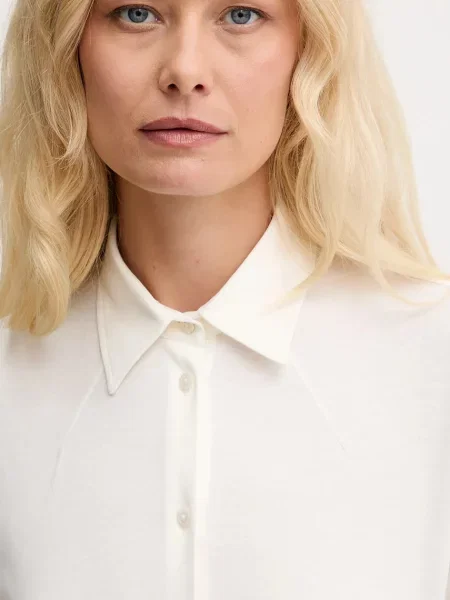 Классическая ошейниковый рубашка Boss белая