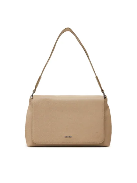 Calvin Klein Дамска чанта Ck Must Satchel_Mono бежов